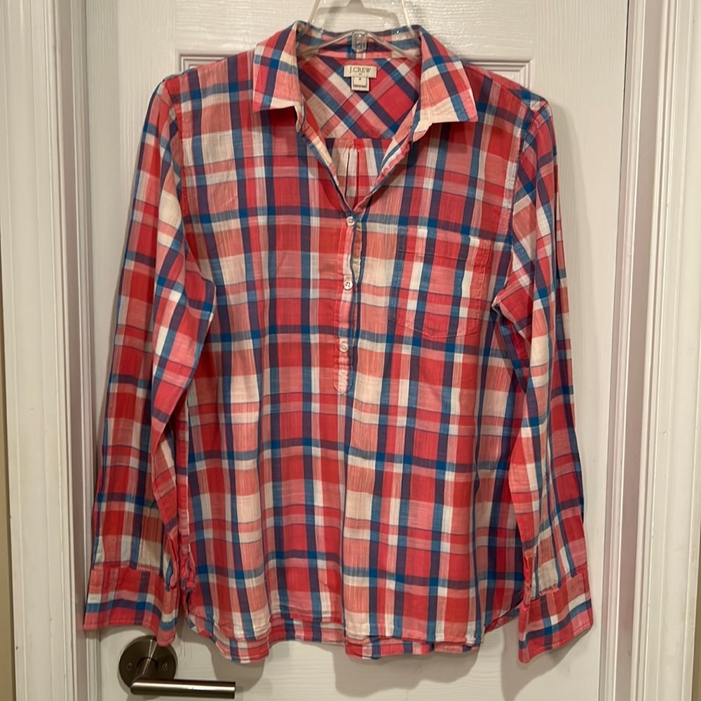 J Crew Checkered Shirt